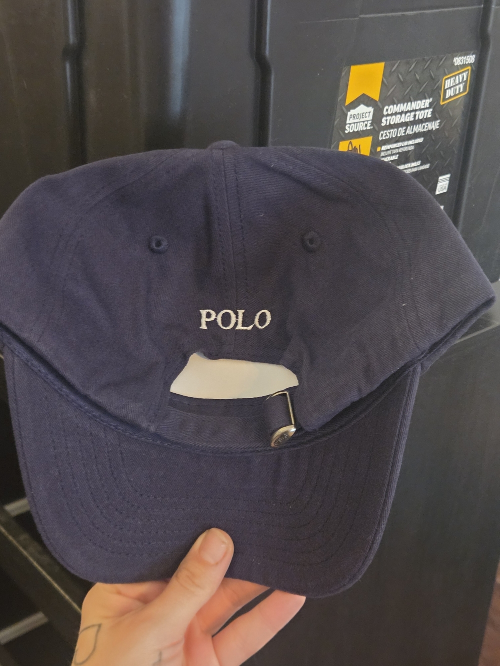 Polo by Ralph Lauren Navy Blue Polo Pony Baseball Cap - Picture 2 of 3